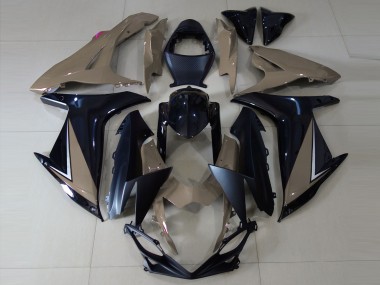 Migliori Carene Moto Suzuki GSXR 600 / GSXR 750 2011-2024 - Grigio Nero Lucido Nero Opaco