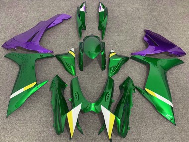 Migliori Carene Moto Suzuki GSXR 600 / GSXR 750 2011-2024 - Verde Viola Bianco Giallo