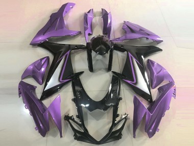 Migliori Carene Moto Suzuki GSXR 600 / GSXR 750 2011-2024 - Viola Nero Lucido