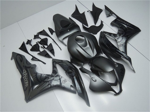 Migliori Carena Moto Honda CBR600RR 2007-2008 - Nero Opaco Graffiti