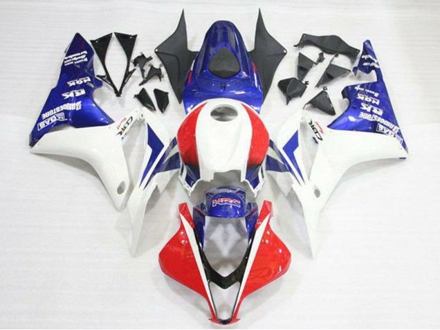 Migliori Kit Carena Moto Honda CBR600RR 2007-2008 - Bianco Rosso Blu HRC