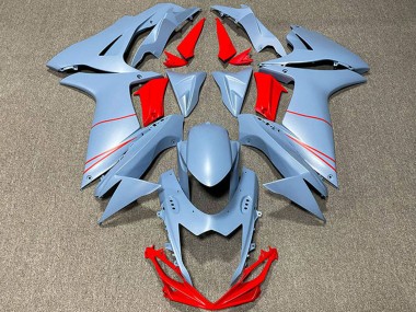 Migliori Carene Moto Suzuki GSXR 600 / GSXR 750 2011-2024 - Azzurro Cielo Opaco Rosso