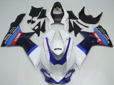 Migliori Carene Moto Suzuki GSXR 600 / GSXR 750 2011-2024 - Bianco Blu Nero Rosso Motul