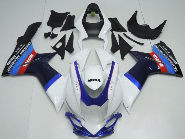 Migliori Carene Moto Suzuki GSXR 600 / GSXR 750 2011-2024 - Bianco Blu Nero Rosso Motul