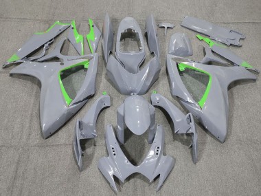 Migliori Carene Moto Suzuki GSXR 600 / GSXR 750 2006-2007 - Nardo Grigio Verde Trim