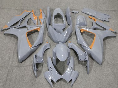 Migliori Carene Moto Suzuki GSXR 600 / GSXR 750 2006-2007 - Nardo Grigio Arancia Trim