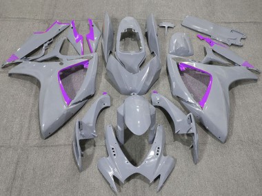 Migliori Carene Moto Suzuki GSXR 600 / GSXR 750 2006-2007 - Nardo Grigio Viola Trim