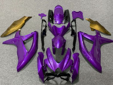 Migliori Carene Moto Suzuki GSXR 600 / GSXR 750 2008-2010 - Viola Oro