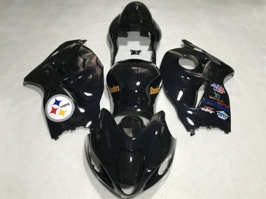 Migliori Carene Moto Suzuki GSXR 1300 1996-2007 - Nero Lucido Team Logo