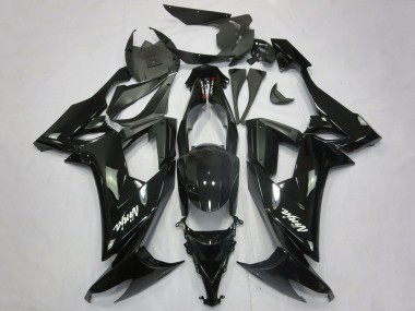 Migliori Carene Moto Kawasaki ZX10R 2008-2010 - Nero Lucido Nero Opaco Bianco Decal