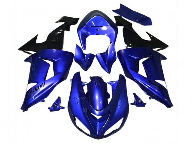 Migliori Carene Moto Kawasaki ZX10R 2006-2007 - Blu Nero