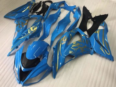 Migliori Carene Moto Kawasaki ZX10R 2016-2020 - Blu Oro