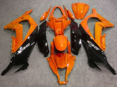 Migliori Carene Moto Kawasaki ZX10R 2016-2020 - Arancia Nero Lucido