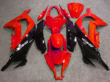 Migliori Carene Moto ABS Kawasaki ZX10R 2016-2020 - Rosso Nero Lucido