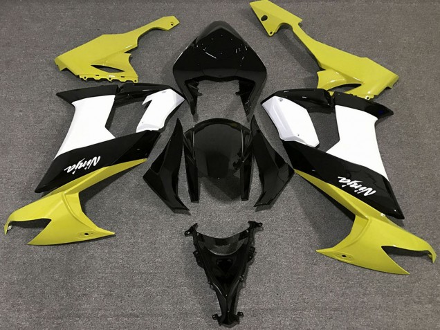 Migliori Carene Moto Kawasaki ZX10R 2008-2010 - Lucido Giallo Nero Bianco