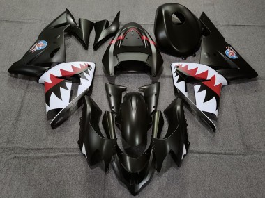 Migliori Carene Moto Kawasaki ZX10R 2004-2005 - Nero Opaco Betty Bomber