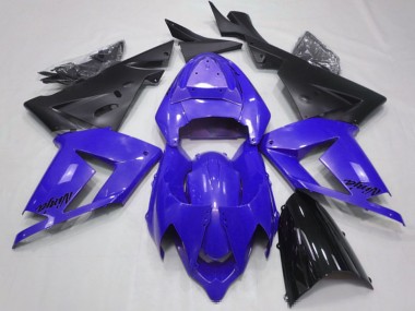 Migliori Carene Moto Kawasaki ZX10R 2004-2005 - Blu Perla Nero