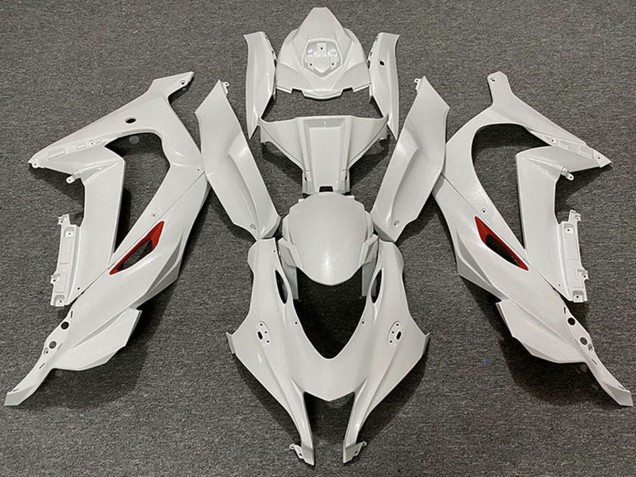Migliori Carene Moto Kawasaki ZX10R 2016-2020 - Bianco Perla Rosso Trim