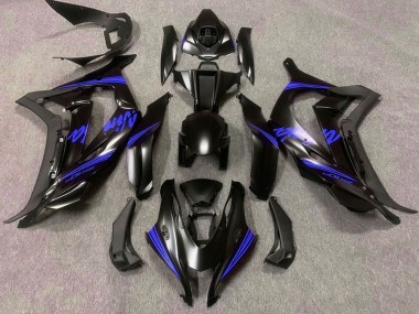 Migliori Carene Moto Kawasaki ZX10R 2016-2020 - Nero Opaco Blu Ninja