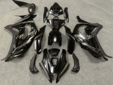 Migliori Carene Moto Kawasaki ZX10R 2016-2020 - Nero Opaco Grigio Ninja