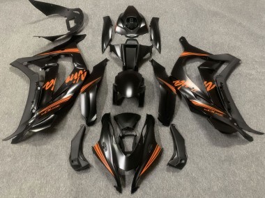 Migliori Carene Moto Kawasaki ZX10R 2016-2020 - Nero Opaco Arancia Ninja