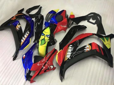 Migliori Carene Moto Kawasaki ZX10R 2016-2020 - Rosso Blu Giallo Nero Squalo