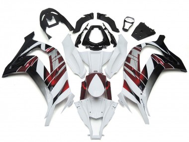 Migliori Carene Moto Kawasaki ZX10R 2016-2020 - Bianco Rosso Nero