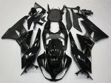 Migliori Carene Moto Kawasaki ZX6R 2009-2012 - Nero Lucido Nero Opaco