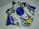 Migliori Carena Moto Honda CBR1000RR 2004-2005 - Bianco Blu Giallo Rothmans