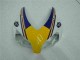 Migliori Carena Moto Honda CBR1000RR 2004-2005 - Bianco Blu Giallo Rothmans