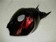 Migliori Carena Moto Honda CBR1000RR 2004-2005 - Nero Lucido Rosso Fiamma