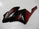 Migliori Carena Moto Honda CBR1000RR 2004-2005 - Nero Lucido Rosso Fiamma