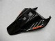 Migliori Carena Moto Honda CBR1000RR 2004-2005 - Nero Lucido Rosso Fiamma