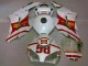 Migliori Carena Moto Honda CBR1000RR 2004-2005 - Bianco Rosso Giallo San Carlo 58