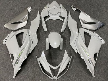 Migliori Carene Moto Kawasaki ZX6R 2013-2018 - Bianco Perla Verde