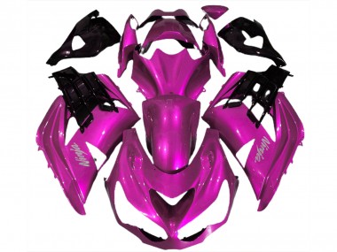 Migliori Carene Moto Kawasaki ZX14R 2012-2024 - Rosa Nero