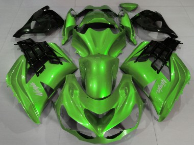 Migliori Carene Moto Kawasaki ZX14R 2012-2024 - Verde Liquido Nero
