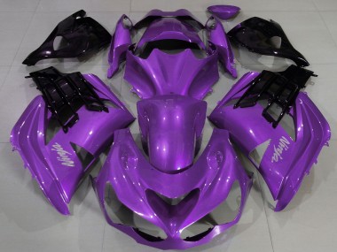 Migliori Carena Moto Kawasaki ZX14R 2012-2024 - Viola Nero