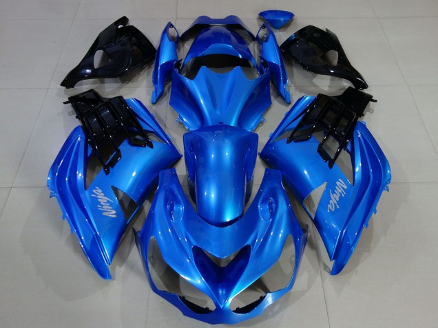 Migliori Carene Moto Kawasaki ZX14R ZZR1400 2012-2024 - Blu Nero