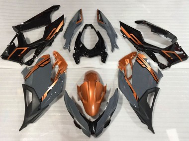 Migliori Carene Moto Kawasaki Ninja 400 2018-2024 - Arancia Nardo Grigio Nero Lucido