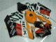Migliori Carena Moto Honda CBR1000RR 2004-2005 - Arancia Bianco Rosso Nero Repsol