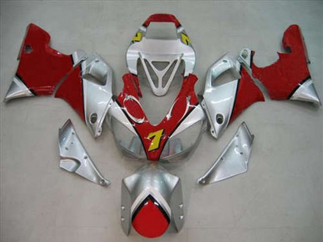 Migliori Carene Moto Yamaha R1 1998-1999 - Argento Rosso Giallo 7