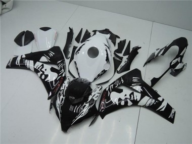 Migliori Carena ABS Honda CBR1000RR 2008-2011 - Bianco Nero Lucido