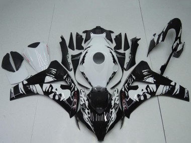 Migliori Carena ABS Honda CBR1000RR 2008-2011 - Bianco Nero Lucido