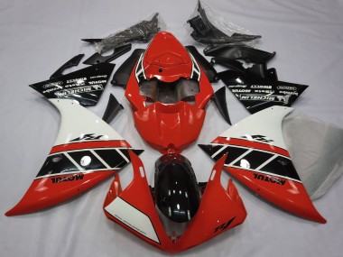 Migliori Carene Moto Yamaha R1 2012-2014 - Rosso Bianco Nero Lucido