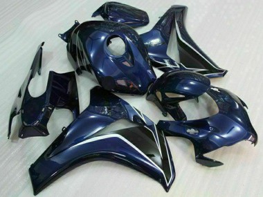 Migliori Carena Moto Honda CBR1000RR 2008-2011 - Blu Scuro Nero Lucido