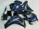 Migliori Carena Moto Honda CBR1000RR 2008-2011 - Blu Scuro Nero Lucido
