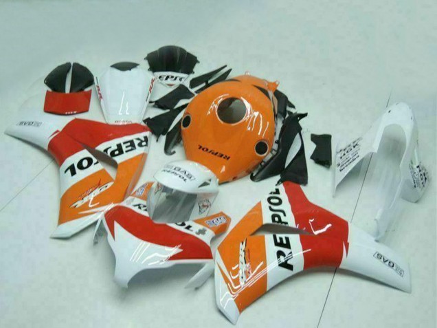 Migliori Carena Moto Honda CBR1000RR 2008-2011 - Arancia Bianco Rosso Nero Repsol