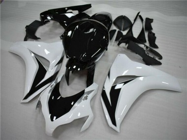 Migliori Kit Carena Moto ABS Honda CBR1000RR 2008-2011 - Bianco Nero Lucido