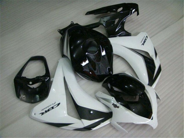 Migliori Kit Carena Moto ABS Honda CBR1000RR 2008-2011 - Bianco Nero Lucido
